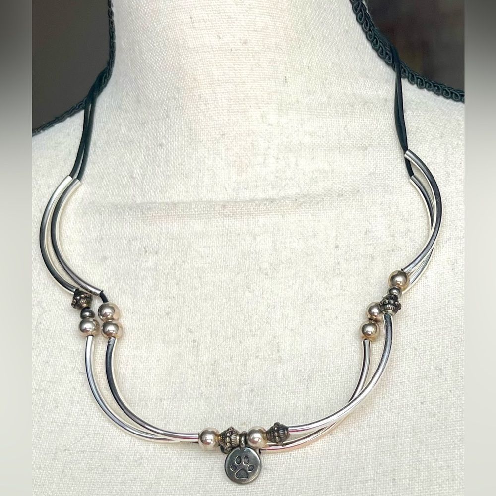 Lizzy James Paw Charm 21” Necklace